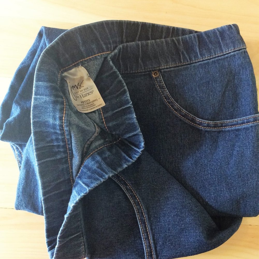 Hanes Just My Size Short Stretch Jeans